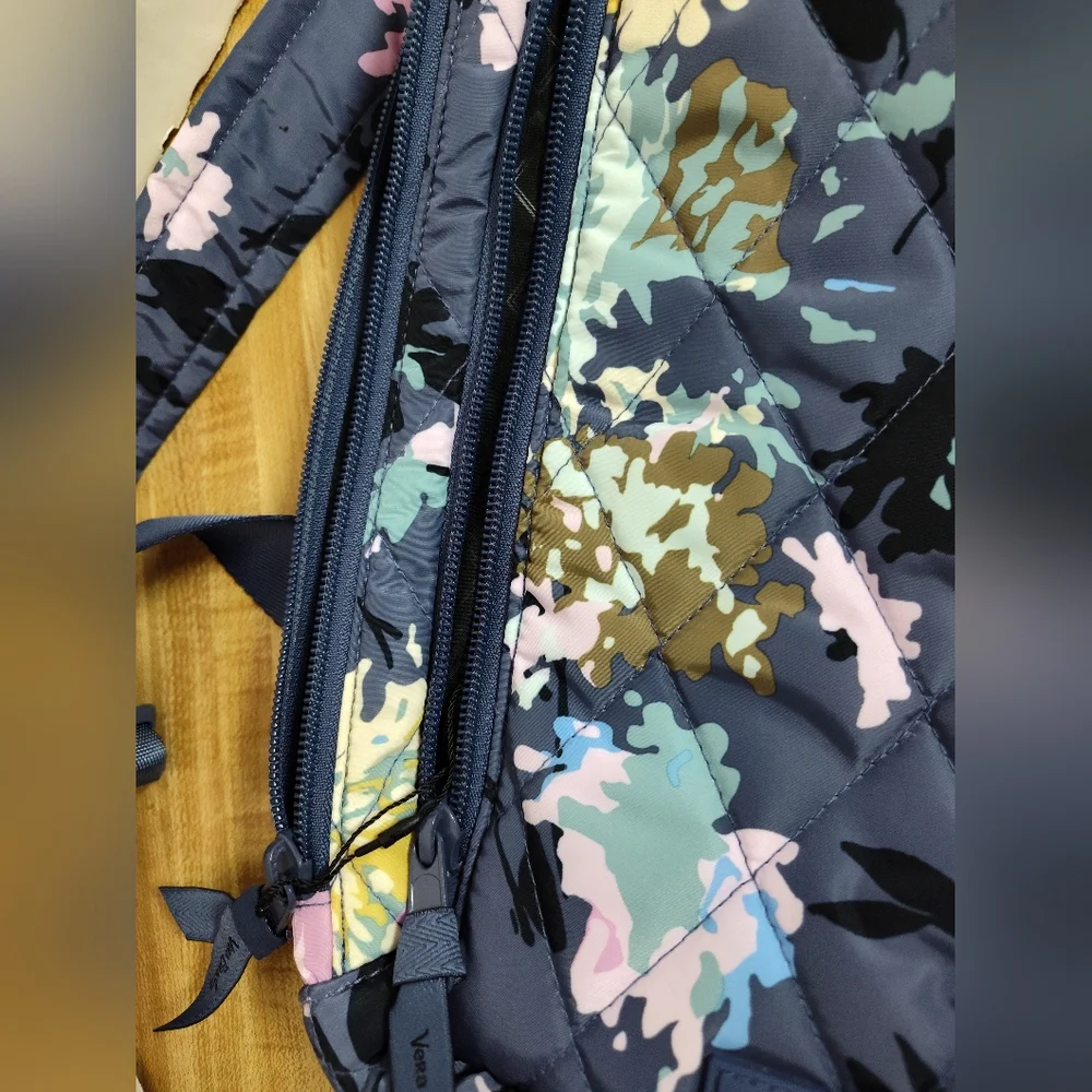 Vera Bradley Ultralight Essential Sling Backpack Chrysanthemum Crush NWOT